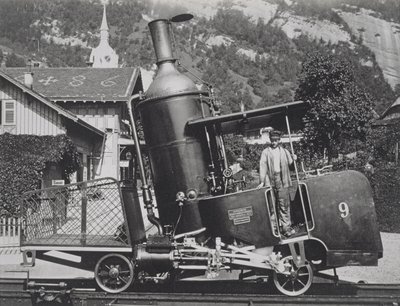 Een Alpen stoomlocomotief door Austrian Photographer